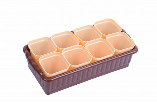 РАДИАН Рассадник Дом и Дача 8 стаканчиков в ассортименте