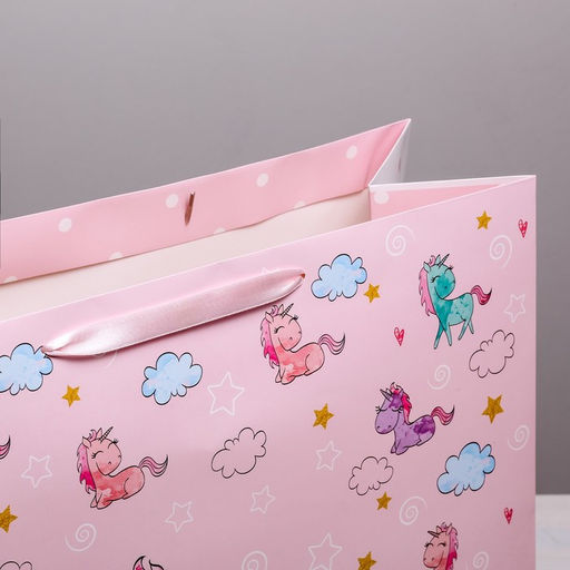 Пакет ламинированный Волшебства и сказок, XL 49 40 19 см - Дарите счастье фото 3