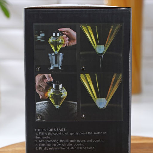 Ёмкость для масла и соуса Magistro Сапфир, 200 мл, цвет прозрачный фото 6