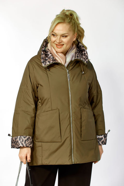 Куртка SHETTI 2215 хаки  фото 9