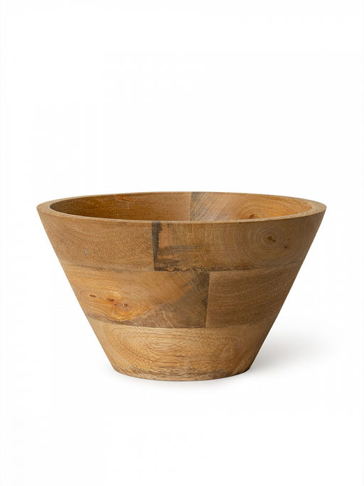 Тарелка деревянная D20 бежевый дерево акации