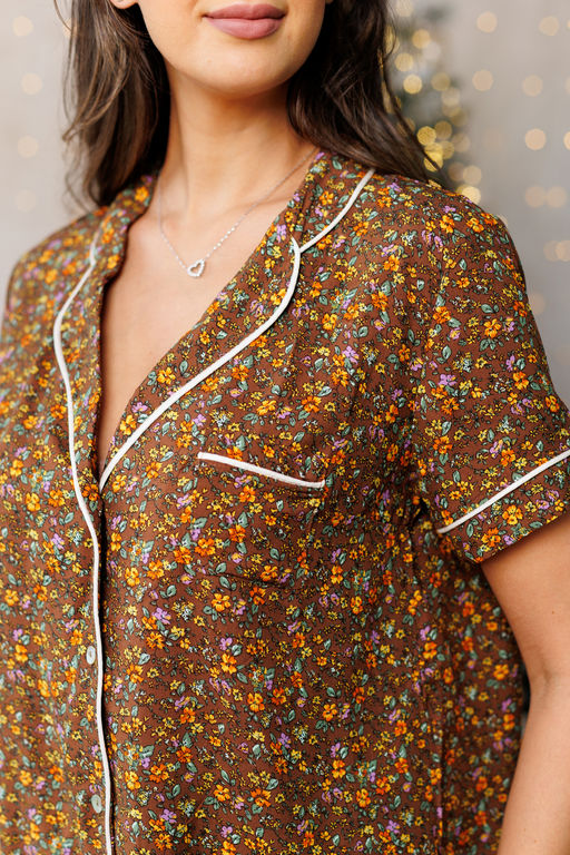 228 Пижама с рубашкой и шортами