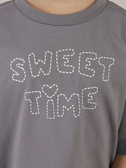 CRB wear / CSJG 64024-23-433 Футболка для девочки,серый/Ex.Cherubino  фото 3