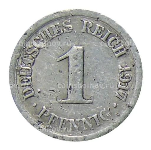1 пфенниг 1917 года А Германия