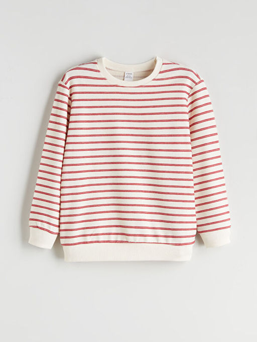 ?izgili Erkek ?ocuk Sweatshirt ve E?ofman Alt 2li