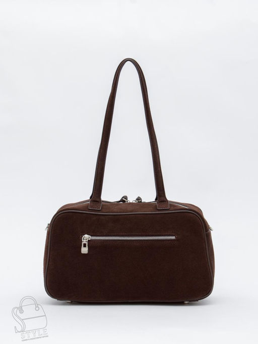 Сумка женская кожаная 8586F coffee Polina&Eiterou  в Новосибирске