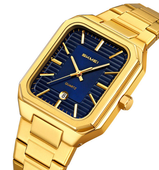 Часы наручные Skmei мужские кварцевые 9373gold-blue