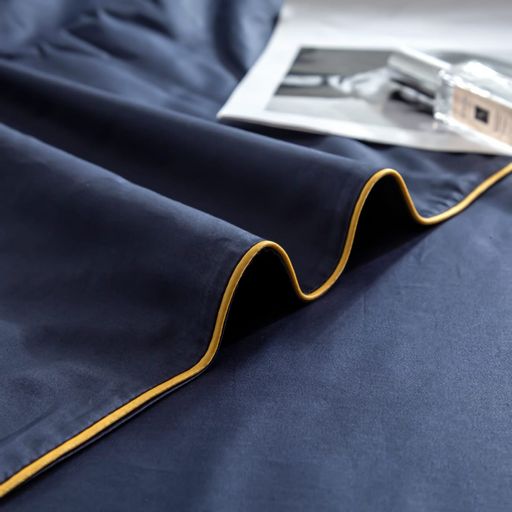 КПБ Mency однотонный с вышивкой MENO016 Евро