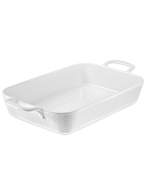 Блюдо для запекания и сервировки 1,5 л 35*19*6,5 см Белый коралл, фарфор - Elan gallery фото 4