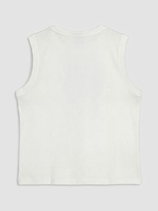 Bisiklet Yaka Bask?l? Erkek ?ocuk Atlet