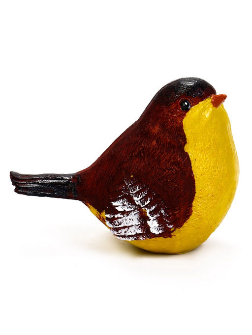 Садовая фигура из полистоуна «Синица», 12×10×7 см