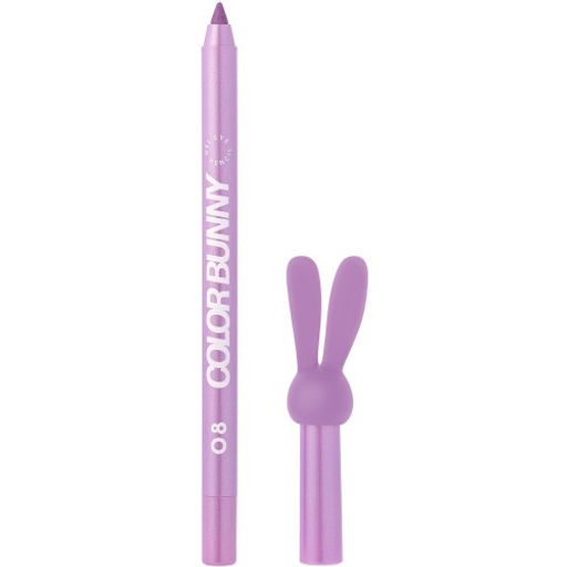 Карандаш для глаз Love Generation Color Bunny 08 фиолетовый металлик гелевый  фото 2
