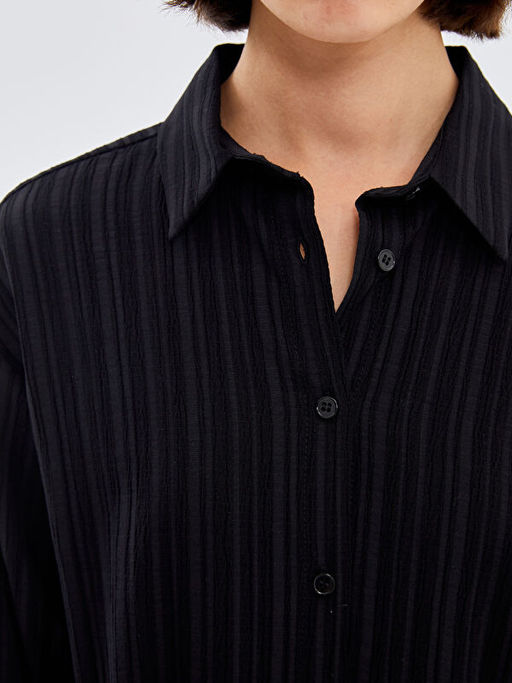 Dokulu Oversize Kad?n G?mlek