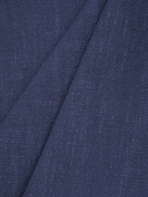 Крапива Рами (Ramie) цв.Темно-синий флер, ш.1.4м, крапива-100%, 230гр/м.кв - Купава фото 12