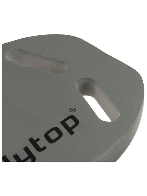 Доска для плавания ONLYTOP, 40×27.5×3.5 см, серая