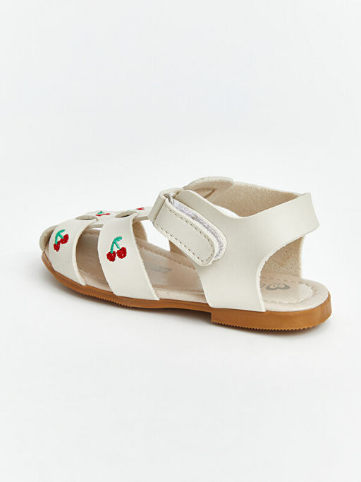 Kiraz Nak??l? K?z ?ocuk Sandalet