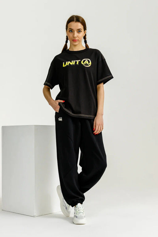 Футболка Хлопок Черный - Anta фото 4