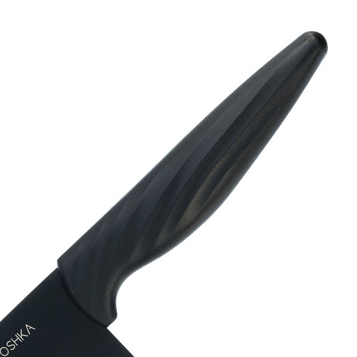 Нож поварской OKROSHKA КРУТОН, черное лезвие,19,3 см OK912P-B-CH