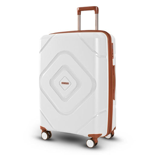 Набор из 3-х чемоданов с расширением 23104 Молочный - Mironpan фото 2