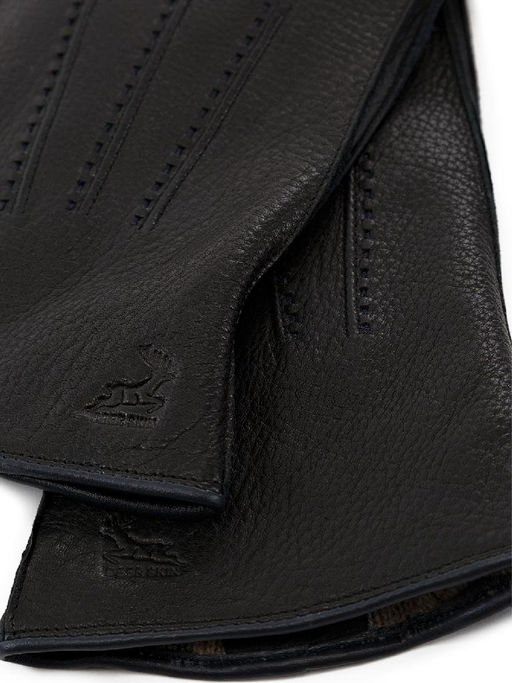 Перчатки мужские 100% ш HS790 black/d.blue - Eleganzza фото 3