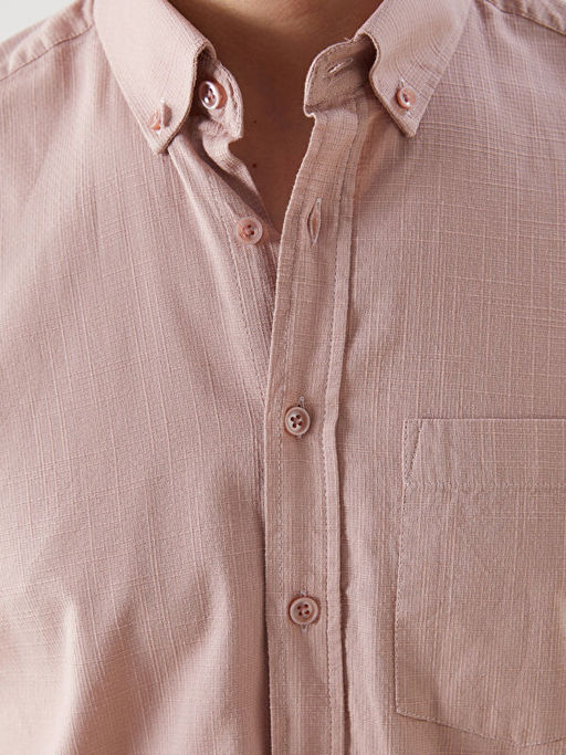 Regular Fit K?sa Kollu Arm?rl? Erkek G?mlek