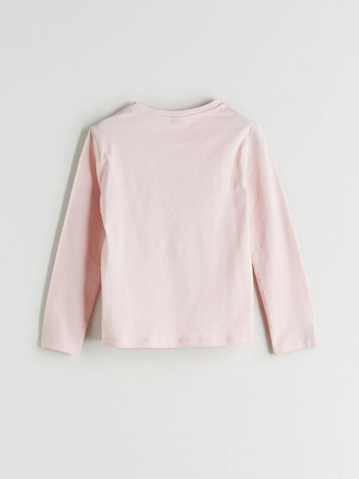 Bisiklet Yaka Ta?l? K?z ?ocuk Ti??rt