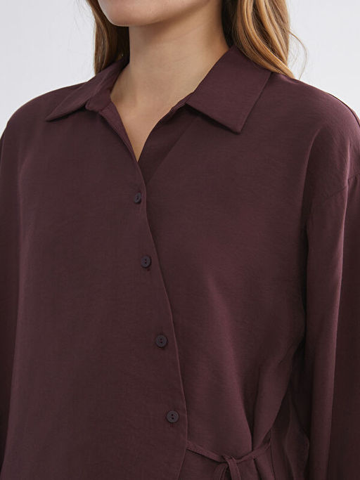 Modal Kar???ml? Kad?n G?mlek Tunik