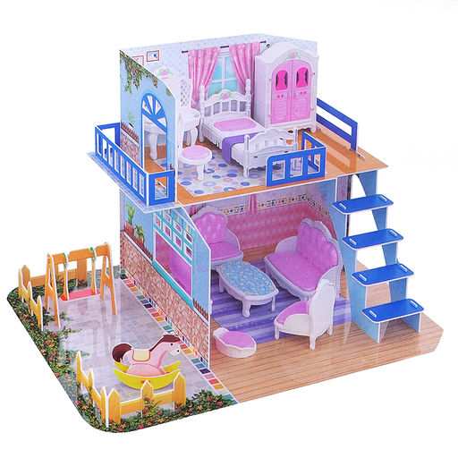 Дом для куклы "Хорошая семья" в коробке