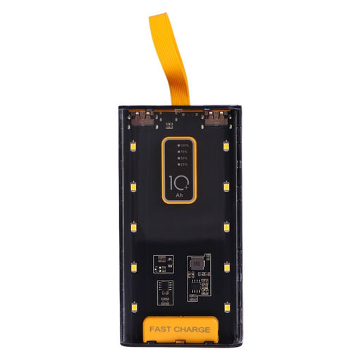 Внешний аккумулятор CRR-32, 10000 мАч, 2 USB, Type-C, 2 А, дисплей, чёрный - Simaland фото 3