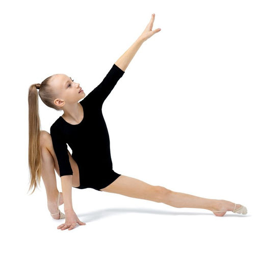 Купальник гимнастический Grace Dance, с шортами, с рукавом 3/4, р. 38, цвет чёрный  фото 6