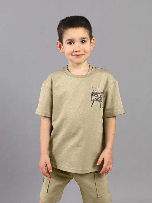 CRB wear / CSKB 90297-31K Комплект для мальчика (футболка, шорты),песочный/Ex.Cherubino фото 2