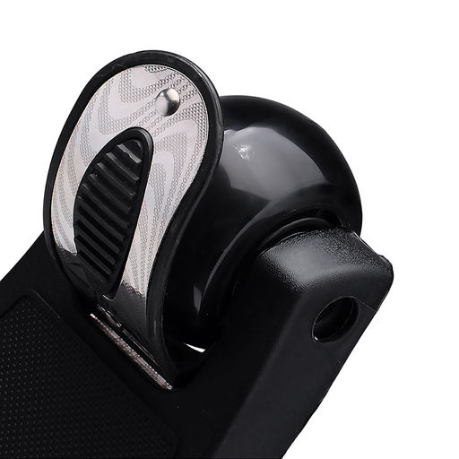 Самокат 3-х колесный ROCKET,колеса PU со светом, ABEC 7, черный