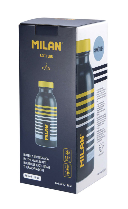 "Milan" Бутылка металлическая для напитков special series 354 мл 643012SM 643012SM