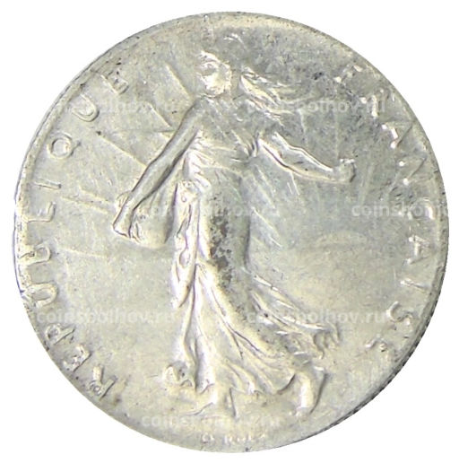 Монета 50 сантимов 1917 года Франция