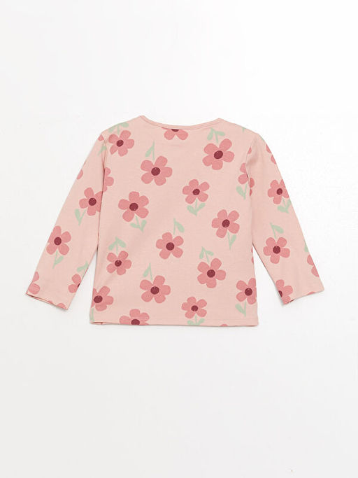 Bisiklet Yaka Uzun Kollu K?z Bebek Pijama ?st - Waikiki фото 2