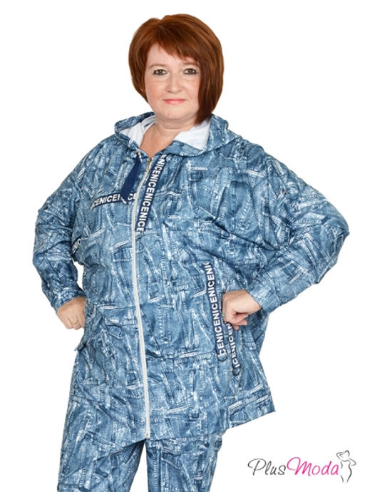 Толстовка Модель №943 размеры 44-84 - Plusmoda фото 4