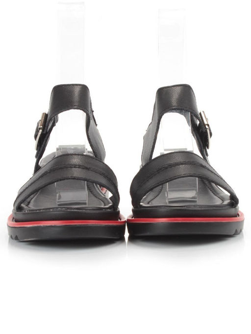 08-PEXL76-2 BLACK Босоножки женские (натуральная кожа) - Фабричный китай фото 7