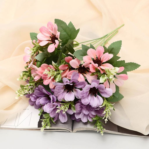 Цена за 2 шт. Букет искусственный Анемоны люкс, 527 см, МИКС - Poetry in flowers фото 4