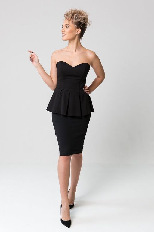 Корсет с баской из трикотажа на подкладке - Looklikecat фото 3