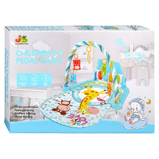 Коврик развивающий "Весёлые зверята" в коробке