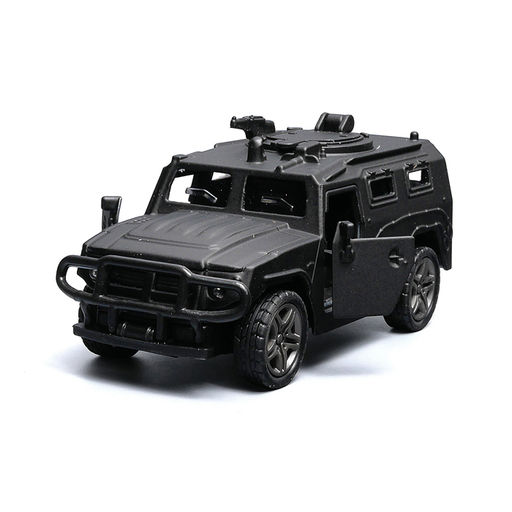 Чёрная инерционная машинка вид D die-cast , 1:32