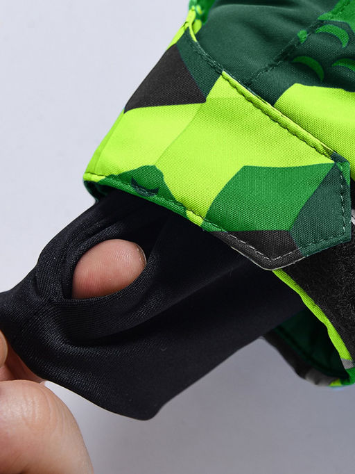 Горнолыжный костюм для мальчика зеленого цвета 9325Z - Valianly фото 7