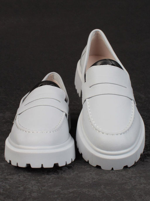 03-PDD178-5 LT. GRAY Полуботинки женские (натуральная кожа) - Фабричный китай фото 7