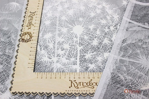 Перкаль Поднебесье - одуванчики, (комп), ш.2.2м, хлопок-100%, 110гр/м.кв - Купава фото 3