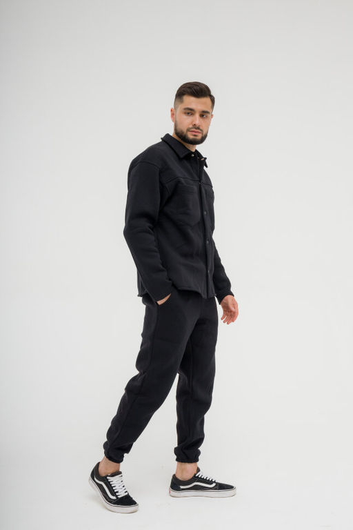Утепленный костюм на кнопках футер 3-нитка начес - Knitka wear фото 3