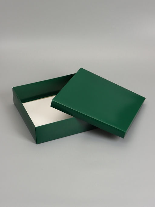 Цена за 5 шт. Коробка складная, крышка-дно, армейский зелёный, 30 х 30 х 8 см