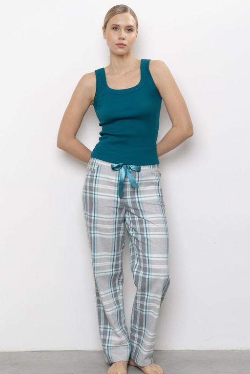 Брюки свободного прилегания 6711W-50069.1H-026т - Almando melado фото 4