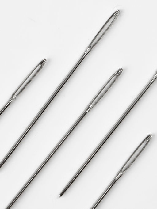 Цена за 3 шт. Иглы для вышивания TEIRA, d=0.95, 4 см, набор 6 шт.