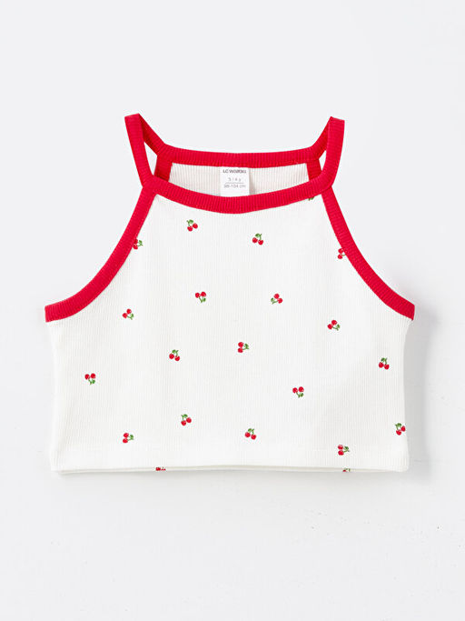 Bisiklet Yaka Bask?l? K?z Bebek Atlet - Waikiki фото 2