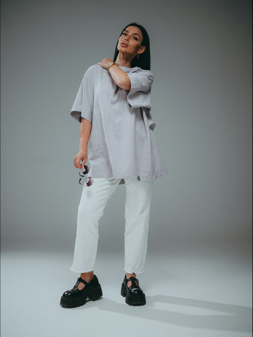 Ирбис футболка женская (серый варенка)